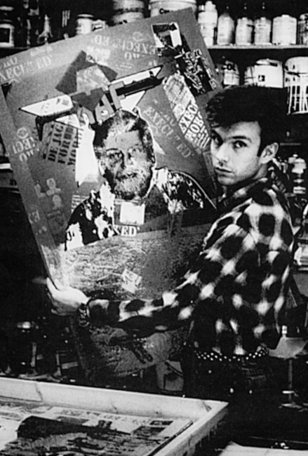  Thomas with RAF silk screen 1980
